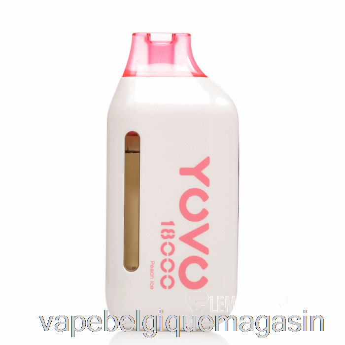 Vape Belgique Yovo Ultra 18000 Glace Pêche Jetable